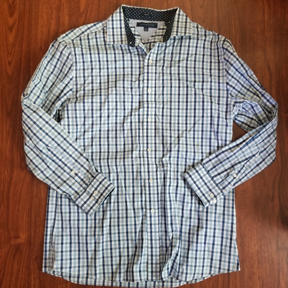 Tommy Hilfiger Casual Dress Shirt Button Down
